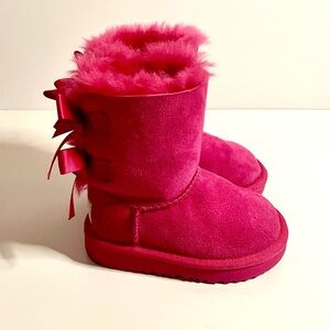 Pink Toddler 6c Bailey Bow Ugg Boots